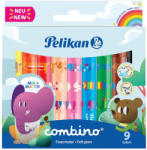 Pelikan Carioci PELIKAN Combino Mix Match, 9 culori/set