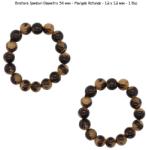  Bratara Samburi Diametru 54 mm - Margele Rotunde - 12 x 12 mm - 1 Buc