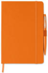 Everestus Agenda A5 cu pagini dictando, coperta cu elastic, Everestus, AG11, hartie, portocaliu, lupa de citit inclusa (EVE01-MO8108-10)