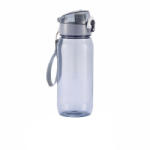 EVERESTUS Sticla de apa 600 ml, cu buton de deschidere, Everestus, TN02, tritan, negru, saculet de calatorie inclus (EVE08-P436-001)