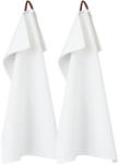 Everestus Set 2 prosoape de bucatarie din bumbac 100%, Everestus, LDE01, alb (EVE06-11289700) Prosop
