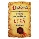AleXer Magnet Diploma pentru Cea mai buna NORA din lume, lemn (CDT-ES-4604-37)