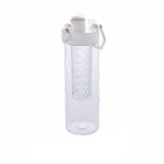 XD Connects Sticla de apa 700 ml cu infuzor in forma de fagure, XD, HB, tritan, silicon, alb, breloc inclus din piele ecologica (EVE08-P436-263)