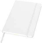 Everestus Agenda A5 cu pagini dictando, coperta tare cu elastic, Everestus, CC15, carton, alb (EVE06-10618105)