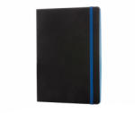 Everestus Agenda A5, 180 pagini, coperta moale cu elastic, Everestus, 9IA19249, Hartie, Poliuretan, Albastru (EVE08-P773-005)