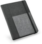Everestus Carnetel cu coperta detasabila, 80 pagini, Everestus, PA, Textil poliester, gri (EVE07-93734-113)