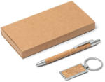 Everestus Set breloc si pix, Everestus, KR0076, pluta, aluminiu, natur (EVE07-93324-160)