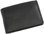 EVERESTUS Portofel negru cu 4 buzunare carduri si 2 buzunare bancnote, Everestus, PO04HY, piele, 105x72x19 mm (EVE02-56-0404470)