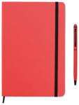 Everestus Set agenda A5 cu pagini dictando, Everestus, ST05, hartie, rosu (EVE01-MO9348-05)