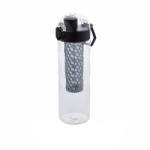 XD Connects Sticla de apa 700 ml cu infuzor in forma de fagure, XD, HB, tritan, silicon, negru, breloc inclus din piele ecologica (EVE08-P436-261)