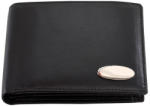 EVERESTUS Portofel negru pentru bancnote si monede, buzunare carduri, Everestus, PO02DX, piele, 125x95x20 mm (EVE02-56-0404445)