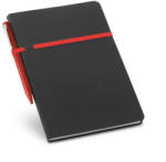 Everestus Agenda B5 cu pagini veline, Everestus, DS03, piele ecologica, rosu (EVE07-93716-105)