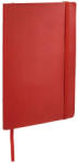 Everestus Agenda A5 cu pagini dictando, coperta moale cu elastic, Everestus, CC03, pu, rosu (EVE06-10683002)