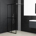 vidaXL Paravan duș walk-in, 80x195 cm, sticlă securizată transparentă (145679)