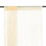 vidaXL Draperii cu franjuri, 2 buc. , 140 x 250 cm, crem (132403)
