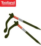 ToolLand Комплект строителни стяги 200 mm, 2 бр / Toolland HE984162 / (TLN HE984162)