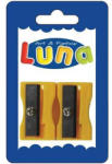 Luna Sárga műanyag hegyező 2db-os (000601831) - jatekshop