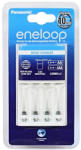 Sanyo/Panasonic Eneloop 10 órás időzítős akkutöltő 2/4 db AA/AAA (BQ-CC51E)