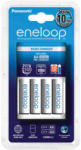 Sanyo/Panasonic Eneloop Akkutöltő + 4db AA akku