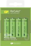GP Batteries Set acumulatori AA R6 GP NiMH Recyko+ 1300mAh 4buc/blister (GP130AAHC-RCK-BL4) - sogest Baterie reincarcabila
