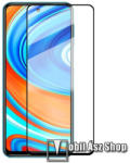 ENKAY Xiaomi Redmi Note 9, Redmi 10X 4G, ENKAY üvegfólia, Full cover, Full glue, 0, 26mm, 9H, Fekete