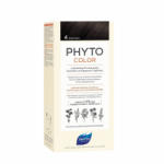 PHYTO Vopsea de par, PHYTO Phytocolor culoare par fara ammoniac 4 Brown 50ml