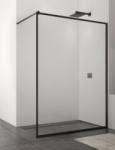 SanSwiss Cabina dus Walk-in SanSwiss Easy Loft 79 profil negru 140xH200 cm (STR4P1400679)