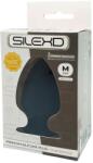 SilexD M - alakítható anál plug - 11cm (fekete) - sexshopcenter