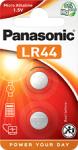 Panasonic 1, 5V alkáli gombelem 2db (LR44L/2B) (LR44EL-2B)