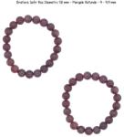  Bratara Safir Roz Diametru 58 mm - Margele Rotunde - 9 - 9, 9 mm