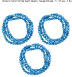  Bratara din Apatit Albastru Natural - Diametru 52 mm - Tub 11-12 x 9-10 mm - 1 Buc - concepttropic - 92,00 RON