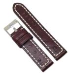  Curea de ceas Maro din Piele Naturala - Culoare Maro - Imprimeu Strut - 22mm - WZ3983 (WZ3983)