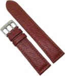  Curea de ceas din Piele Naturala - Culoare Rosie - Catarama dubla - 22mm - WZ3982 (WZ3982)
