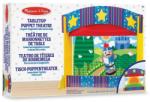 Melissa & Doug - Дървен настолен куклен театър