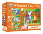 Galt 4 Puzzle-uri într-o cutie - În pădure (ADCGA1005236) Puzzle