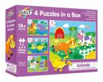 Galt 4 Puzzle într-o cutie - Animale (ADCGA1005239) Puzzle