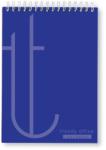 LECOLOR Blocnotes Trendy Blue, cu spira, A5, 70 file, matematica (CI770027)