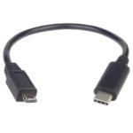  Cablu USB 2.0-C la micro USB T-T 0.2m Negru, KUR31-02 (KUR31-02)