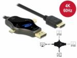 Delock Cablu 3 in 1 USB-C / DisplayPort / mini DisplayPort la HDMI 4K@60Hz 1.75m, Delock 85974 (85974)