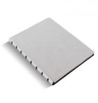 FILOFAX Agenda Notebook Saffiano Metallic cu spirala si rezerve A5 Silver FILOFAX (9033)