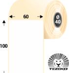 Tezeko 60 * 100 mm-es, 1 pályás hűtőházi direkt termál etikett címke (600 címke/tekercs) (T0600010000-002) - dunasp