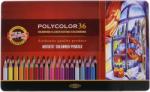KOH-I-NOOR Színes ceruza készlet 36db-os KOH-I-NOOR 3825 Polycolor, hatszögű, fémdobozos