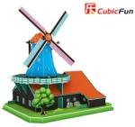 CubicFun 3D пъзел с ъс 71 части CubicFun - Вятърна Мелница (Холандия)