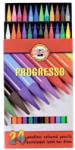 KOH-I-NOOR Creioane colorate fara lemn Koh-I-Noor Progresso set 24 culori (K8758-24)