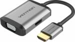 Vention HDMI to HDMI + VGA Converter 0.15m Gray Metal Type (AFVHB)