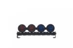 Jamara Toys Autós LED Jelzőfény-4 Alu kerek vörös/kék szín (4042774415556)