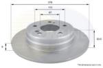 COMLINE Disc frana MERCEDES E-CLASS (W210) (1995 - 2003) COMLINE ADC1616