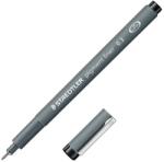 STAEDTLER Liner pigment 0.3 mm Fineliner 308 Staedtler negru STA30803-9 (STA30803-9)