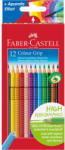 Faber-Castell Creioane colorate acuarela, 12 culori/set, FABER-CASTELL Grip 2001, FC112412