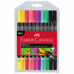 Faber-Castell Carioci cu 2 capete FABER-CASTELL Neon, 10 culori/set, FC151109